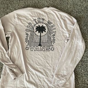 Vans long sleeve shirt Womens small